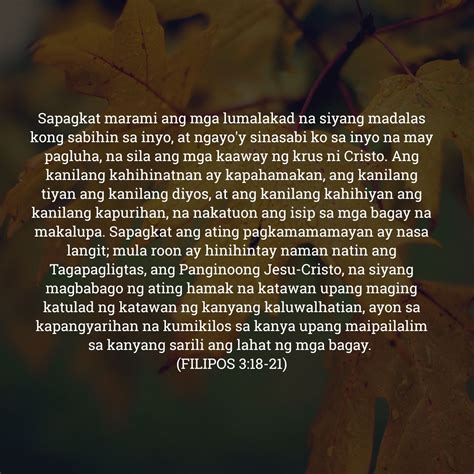 Filipos 3:14 ASND .